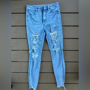 American Eagle Super Stretch High Waisted Denim